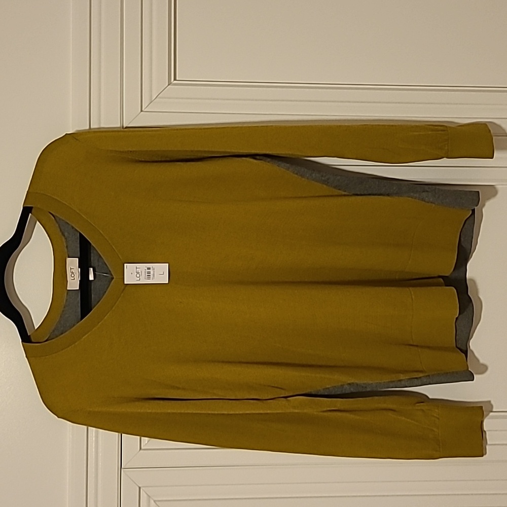 BNWT Loft 2 tone sweater